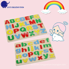 Niños educativos DIY Puzzle de madera del rompecabezas del alfabeto